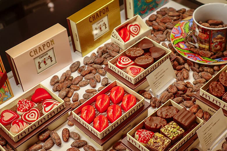 パリの老舗ショコラティエ「CHAPON」のチョコレートイメージ